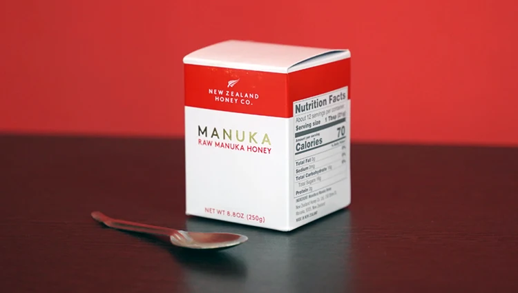packaging of new zealand honey co manuka honey